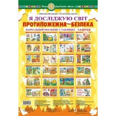 Комплект таблиць "Я досліджую світ. Протипожежна безпека" 1- 4 класи